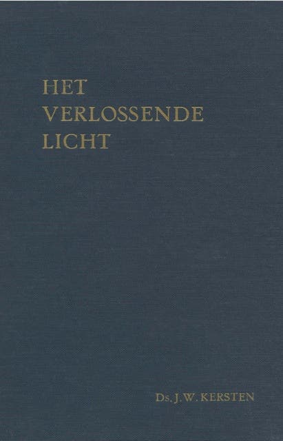 Het verlossende licht – omslag van het luisterboek van J.W. Kersten