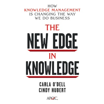 The New Edge in Knowledge – omslag til lydbogen af Cindy Hubert, Carla O'Dell
