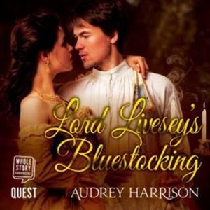 Lord Livesey's Bluestocking – okładka audiobooka, autor Audrey Harrison