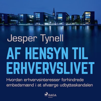 Af hensyn til erhvervslivet – omslag til lydbogen af Jesper Tynell
