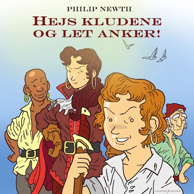 Hejs kludene og let anker! – omslag til lydbogen af Philip Newth