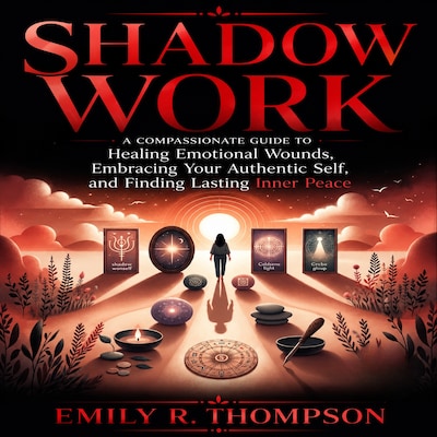 Shadow Work: A Compassionate Guide to Healing Emotional Wounds, Embracing Your Authentic Self, and Finding Lasting Inner Peace – omslag till ljudboken av Emily R. Thompson