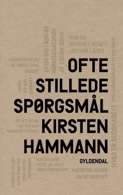 Ofte stillede spørgsmål – omslag til lydbogen af Kirsten Hammann
