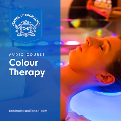 Colour Therapy – omslag til lydbogen af Centre of Excellence