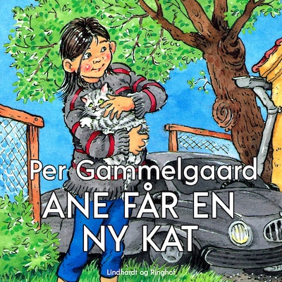 Ane får en ny kat – omslag til lydbogen af Per Gammelgaard