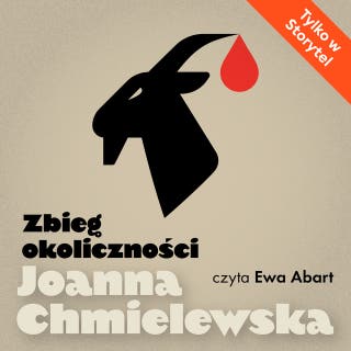 Zbieg okoliczności – okładka audiobooka, autor Joanna Chmielewska