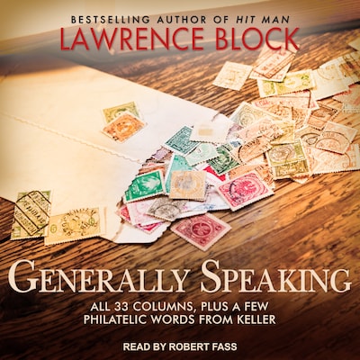 Generally Speaking – omslag til lydbogen af Lawrence Block