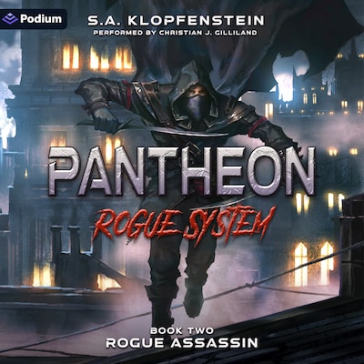 Rogue Assassin – omslag til lydbogen af S.A. Klopfenstein