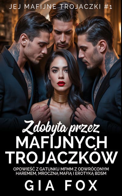 Zdobyta przez mafijnych trojaczków: Opowieść z gatunku MFMM z odwróconym haremem, mroczną mafią i erotyką BDSM