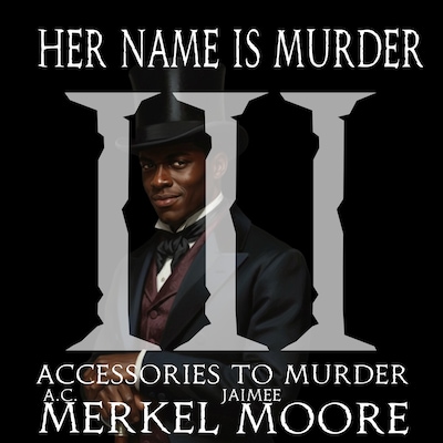 Accessories to Murder – omslag til lydbogen af A.C. Merkel