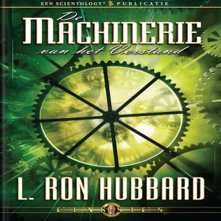 De Machinerie van het Verstand – omslag van het luisterboek van L. Ron Hubbard