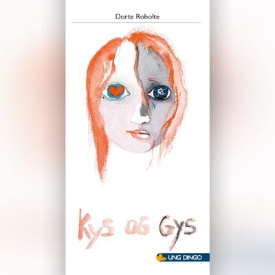 Kys og gys – omslag til lydbogen af Dorte Roholte