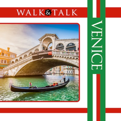 Walk and Talk Venice – omslag til lydbogen af Chas Carner, Allessandro Glannatasio