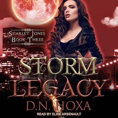 Storm Legacy – omslag til lydbogen af D.N. Hoxa