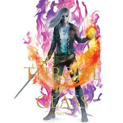Throne of Glass #6: Ildbringer – omslag til lydbogen af Sarah J. Maas