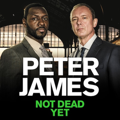 Not Dead Yet – omslag til lydbogen af Peter James
