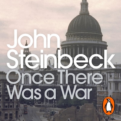 Once There Was a War – omslag til lydbogen af John Steinbeck