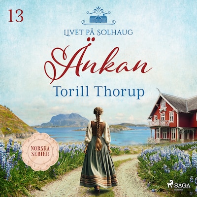 Änkan – omslag till ljudboken av Torill Thorup