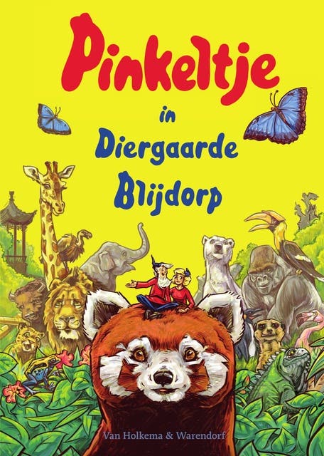 Pinkeltje in Diergaarde Blijdorp – omslag van het luisterboek van Studio Dick Laan