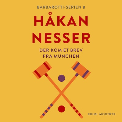 Der kom et brev fra München – omslag til lydbogen af Håkan Nesser