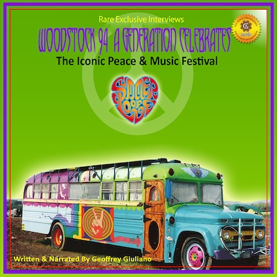 Woodstock 94: A Generation Celebrates - The Iconic Peace & Music Festival – omslag til lydbogen af Geoffrey Giuliano