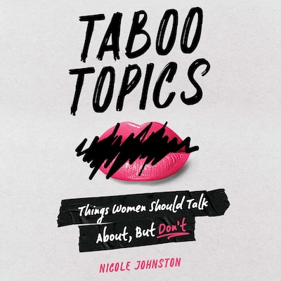 Taboo Topics – omslag til lydbogen af Nicole Johnston