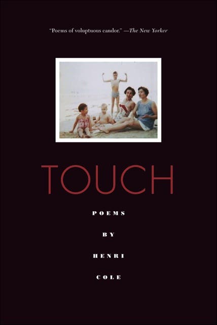 Touch: Poems – omslag til lydbogen af Henri Cole