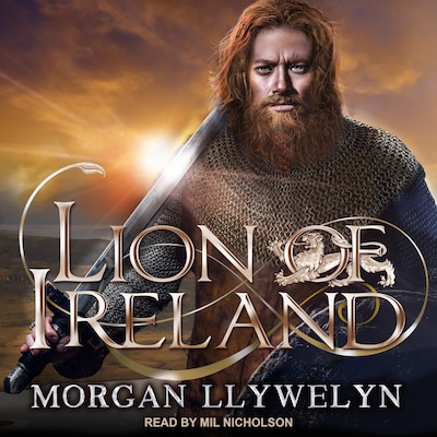 Lion of Ireland – omslag til lydbogen af Morgan Llywelyn