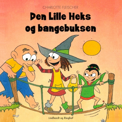 Den Lille Heks og bangebuksen – omslag til lydbogen af Charlotte Fleischer