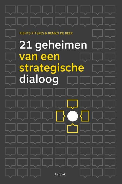 21 geheimen van een strategische dialoog – omslag van het luisterboek van Rients Ritskes