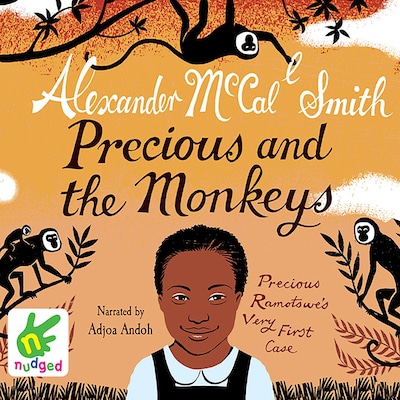 Precious and the Monkeys – omslag til lydbogen af Alexander McCall Smith