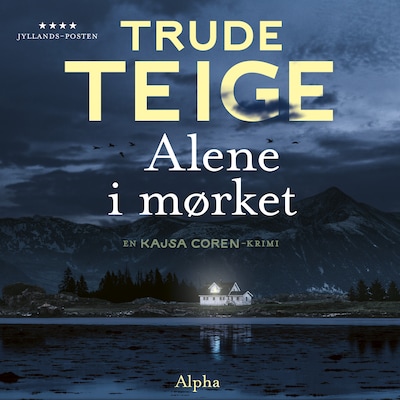 Alene i mørket – omslag til lydbogen af Trude Teige
