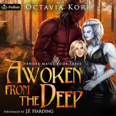 Awoken from the Deep – omslag til lydbogen af Octavia Kore