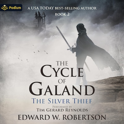 The Silver Thief – omslag til lydbogen af Edward W. Robertson
