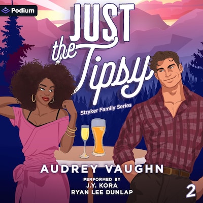Just the Tipsy – omslag til lydbogen af Audrey Vaughn