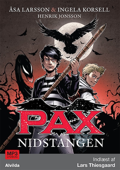 PAX 1: Nidstangen – omslag til lydbogen af Åsa Larsson, Ingela Korsell, Henrik Jonsson