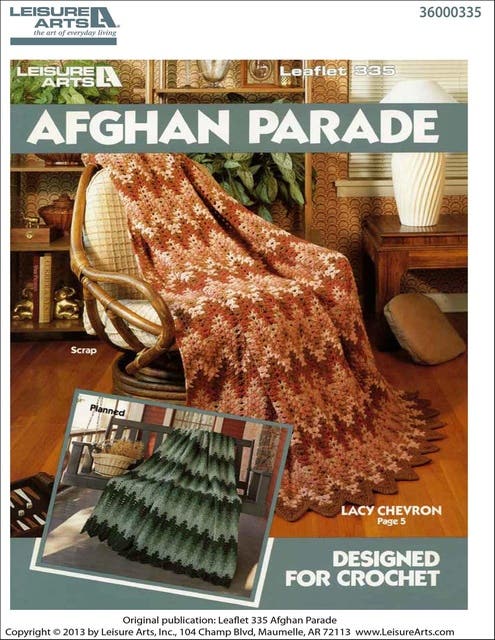 Afghan Parade: 4 Eye-Catching Projects to Crochet – omslag til lydbogen af Leisure Arts