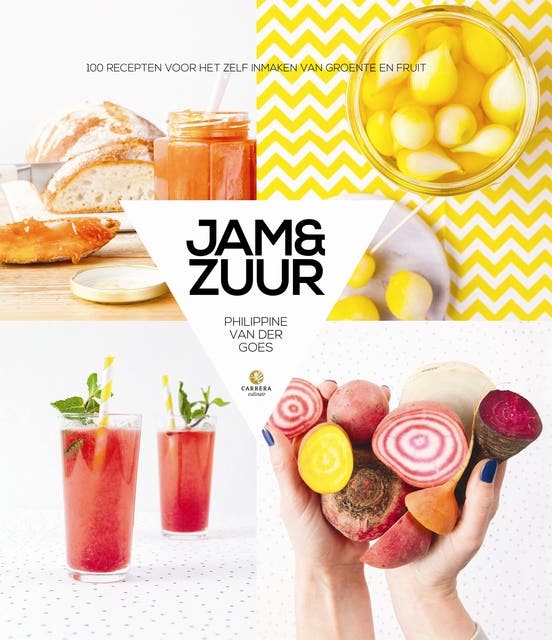 Jam & Zuur: 100 recepten voor het zelf inmaken van groente en fruit – omslag van het luisterboek van Philippine van der Goes