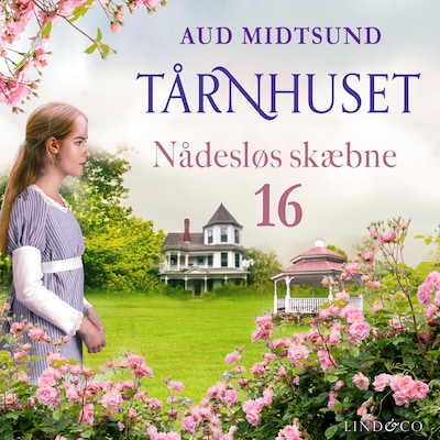 Nådesløs skæbne – omslag til lydbogen af Aud Midtsund