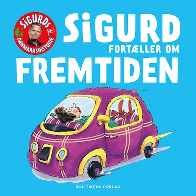 Sigurd fortæller om fremtiden – omslag til lydbogen af Sigurd Barrett