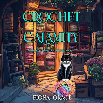Crochet Calamity (A Hazel Stitchworth Cozy Mystery—Book 7) – omslag til lydbogen af Fiona Grace