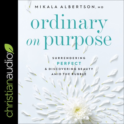 Ordinary on Purpose – omslag til lydbogen af Mikala Albertson
