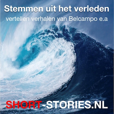 Stemmen uit het verleden – omslag van het luisterboek van Belcampo, H.P. Lovecraft, Paul Rodenko