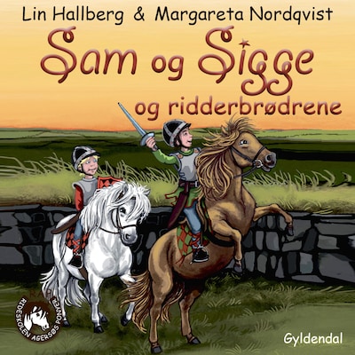 Sam og Sigge 3 - Sam og Sigge og ridderbrødrene – omslag til lydbogen af Lin Hallberg