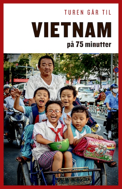 Turen går til Vietnam på 75 minutter – omslag til lydbogen af Niels Fink Ebbesen