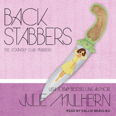 Back Stabbers – omslag til lydbogen af Julie Mulhern