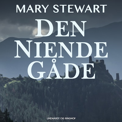 Den niende gåde – omslag til lydbogen af Mary Stewart