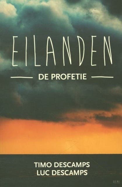 De eilanden: de profetie – omslag van het luisterboek van Luc Descamps,Timo Descamps
