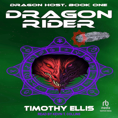 Dragon Rider – omslag til lydbogen af Timothy Ellis
