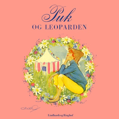 Puk og leoparden – omslag til lydbogen af Lisbeth Werner
